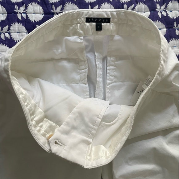 CLOSET CLEANOUT 👋 Theory Summer Cotton Pants - Picture 2 of 4